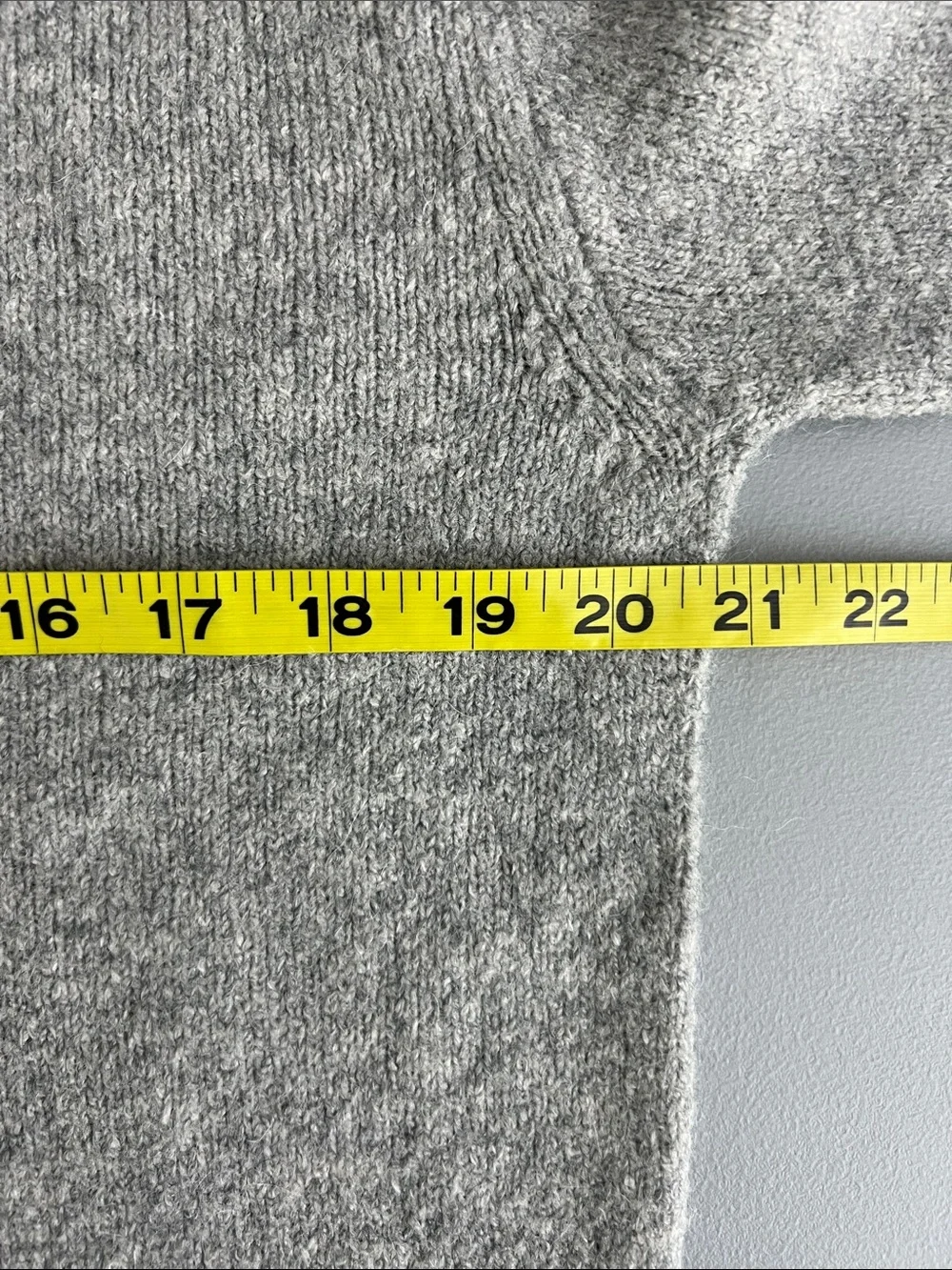 New Everlane THE COCOON CREW IN PLUSH COTTON in Heathered Grey Size XS